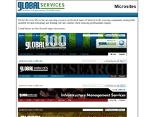 Tablet Screenshot of microsites.globalservicesmedia.com